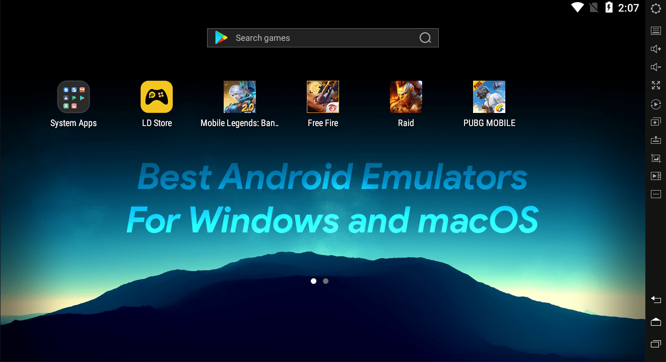 simple android emulator for mac